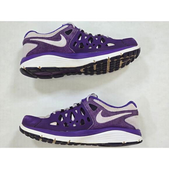 Nike Dual Fusion Run 2. 6Y 599793-500. Purple/Gray training/running shoes - Picture 3 of 6